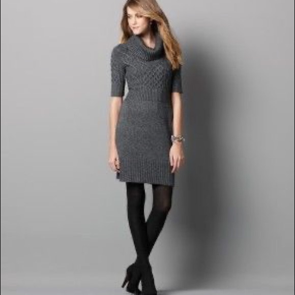 LOFT Sweaters - Loft Gray Sweater Dress